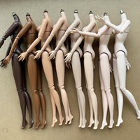 Original LULY Doll Body 8 Skin Tones High Quality Big Boobs 29CM 1/6 Replacement Body For Barbi/FR/IT Doll Heads