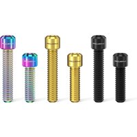 AliExpress RISK Risk M4*13.5mm M4x20mm Bicycle Derailleur Adjust Screws TC4 Titanium Alloy Bolts for MTB Mountain Bike Front & Rear Gearbox