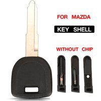 Jingyuqin 10 pièces Applicable à 3 spécifications de puces coque de clé transpondeur pour lame Mazda MAZ24R peut installer la puce