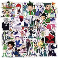50PCS Full Time Anime Hunter Stickers Graffiti Stickers DIY Diary Phone Case Handmade Scrapbook Aesthetic Stickers