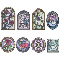 DIY Epoxy Resin Mold Silicone Mould Dried Flower Resin Decorative Craft Line Drawing Swan Flower Bird Mold