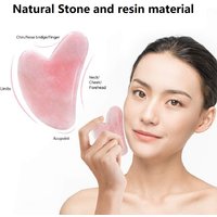 Gousha Resin Stone Gowoman Gua Sha Facial Stone Visage Roller for Face Gousha Stone Roller Gua Sha Tool Gouache Scraper