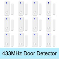 Wireless Door Window Sensor 433MHz EV1527 Code Open Door Magnetic Detector For Smart Home Security Burglar Alarm System