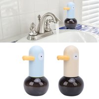1Pc Automatic Foaming Soap Dispenser Cute Cartoon Duck Rechargeable Touchless Hand Soap Dispenser with Sensor for Bathroom