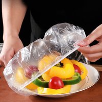 Reusable Elastic Food Cover - Durable Disposable Plastic Wrap Lids for Bowls Plates Kitchen Food Saver