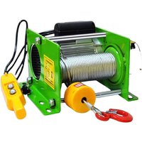200-400KG Electric Winch Wireless Remote Control Household Crane Electric Hoist 30M Steel Wire Rope Windlass Winding Engine