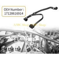 A2BC Replacement Radiator Hose Easy Installation Engine Coolant Water Inlet Pipe Hose 17128616914 Automotive Accessories