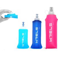 AliExpress NONE 1pc150ml/250ml/500ml Outdoor Collapsible Silicone Bite Size Water Bottle Running Camping Hiking Travel Convenient Water Bottle