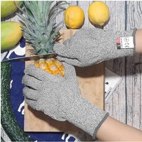 Grade 5 HPPE Cut-resistant Gloves Kitchen and Garden Protective Gloves Children's Woodworking and Carving Cut-resistant Gloves