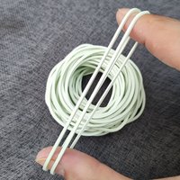 100 Pcs Rubber Bands for Office White Color Packaging Elastic Latex Bands File Folders Home Office School Organization