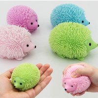 Hedgehog Balls Glitter Sensory Fidget Toys for Adults Funny Cute Squeeze Stress Relief Toys Birthday Party Favors Pinata Filler