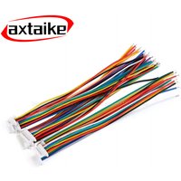 10PCS JST SH 1.0 MM Single Female Plug Connector With Wire Cables 100mm 2P 3P 4P 5P 6P 7P 8PIN SH1.0MM 26AWG 10CM