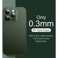 0.3mm Ultra Thin Matte Case For iPhone 16 15 14 13 12 mini 11 Pro XS Max X XR 7 8 Plus SE Translucent Hard Frosted Cover Caqa