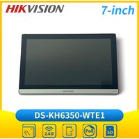 DS-KH6350-WTE1 Hikvision Vedio Intercom 7-inch IP Indoor Station WIFI Monitor Screen POE Wireless Doorbell DS-KV6113-WPE1