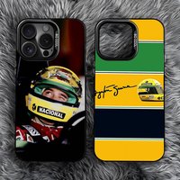 A-Ayrton Driver S-Senna Phone Case For iPhone 16,15,14,13,12,11,Pro,Max,Plus,Mini,SE Anti Fall Black Matte Hard Bumper