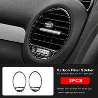 For Mercedes Benz SLK R171 2004 2005 2006 2007 2008 2009 2010 Side Air Vents Accessories Real Soft Carbon Fiber Trim Sticker