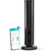 Waterless Essential Oil Diffuser Wireless Rechargeable Bluetooth Control – Cold Air Aromatherapy Scent Machine for Large Rooms