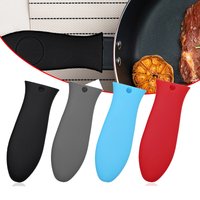 Dismountable Non-Slip Silicone Pot Handle Holder Cookware Parts Potholder Cast Iron Skillet Grip Sleeve Cover Pots Pans Handle