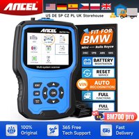 ANCEL BM700 For BMW Full System Diagnostic Tool OBD2 Scanner Injector Coding EPB SAS Airbag ABS Oil Reset Automotive Code Reader