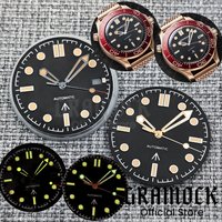 31mm Sterile Watch Dial Hands Set Luminous NH35 Diving 007 NTTD Watch Case Steel Strap Fit For NH35 NH36 ETA2824 PT5000 Movement