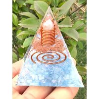 AliExpress NONE 1pc Orgone Pyramid, Crystal Pyramid Crystal Gravel Drop Gule Resin Home Desktop Hand Decoration, Resin Orgone Pyramid