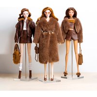 Xianxian Doll Clothes Suit 1/6 Anime BJD Sweater Leather Jacket Sets DIY Toys 32cm Supermodel Toy Doll Collector Limited Edition