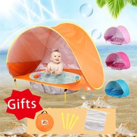 Baby Strand Zelt Tragbare Schatten Pool UV Schutz Sun Shelter Für Infant Outdoor Spielzeug Kind Schwimmen Pool Spielen Haus Zelt Spielzeug