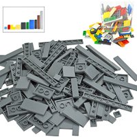 DIY Modell Glatte Dünne Bausteine 150PCS Mehrfarben Spielzeug Teile Groß Figuren Flache Fliesen Pädagogisches Kinder Spielzeug Geschenk Leduo