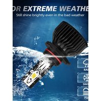 H7 LED Headlight Bulb 36000LM Canbus 1:1 Led H4 H1 H11 9005 9006 2PCS Fog Lights 6000K White Driving Lamp Car Accessories