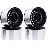 RC Part 4pcs G53 Metal 2.2 Beadlock Wheel Rim Wheel Hub for 1/10 RC Crawler Axial SCX10 Wraith Capra RR10 RBX10 Traxxas TRX4 D90