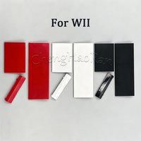 1Set For WII New Replacement White Black Memeory Card Door Slot Cover Lid 3 Parts Door Covers for Nintendo Nintend Wii Console