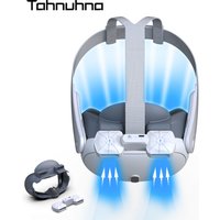 Cooling Fan with Facial Interface For Meta Quest 3 VR Headset Air Circulation Breathable Face Cover For Quest3 Accessories