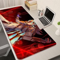 Game Layla Genshin Impact The Doctor II Dottore Mouse Pad Mice Mat Desktop Keyboard Mat Cosplay Otaku Gaming Playmat Xmas Gft