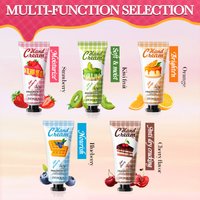 1/5pcs BIOAQUA Fruit Moisturizing Hand Cream Jasmine Moisturizing Nourishing Hydrating Hands Moisturizer Skin Care