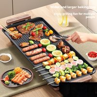 Camping Oven Smokeless Electric Indoor BBQ Grill Korean Style Tabletop Multi Function Nonstick Grill Pan Family Bbq Grill