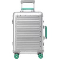 20 Inch Carry On Luggage Aluminum Alloy Suitcase with TSA Lock, Smooth Wheels Lightweight Luggage for Business Travel