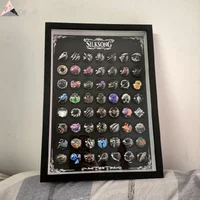 Hollow Knight Silksong Charm Set - Full Collection Magnetic Replica with Display Frame Official Style Collector's Edition Gift