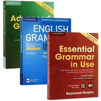 Three professional books on advanced basic English grammar for junior high school students in English preparation