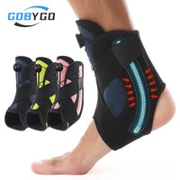 GOBYGO 1Pcs Sport Ankle Protectors Pressurized Support Fixed Rehabilitation Joint Protectors Sprain Recovery Men Women Unisex