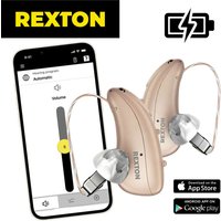 Rechargeable Rexton Recharge R-Li 5 Hearing Aid 8 Channels Computer Programming Suitable for Adults Elderly App-Controlled RIC