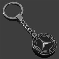 Metal Car Badge Key Chain Unisex Keychain For Mercedes Benz AMG W204 W205 W203 W211 W212 W213 W201 W210 Auto Accessories