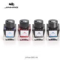 1 Bottle Jinhao 5001 Premium 50ml Fountain Pen Ink,Black,Blue,Blue black, Smooth Writing,Suitable for Calligraphy Pen