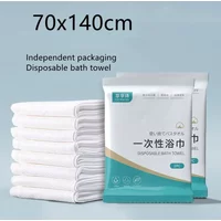 Disposable Compressed Bath Towel Thickened Portable Travel Towel for Hotel Spa Beauty Soft Absorbent Towel for Travel Outdoor
