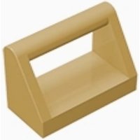 10pcs Building block parts technology mechanical accessories 2432 1x2 top with handle plate MOC