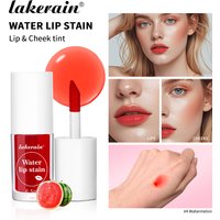 6Colors Water Lip Stain Moisturizing Lip Glaze Long Lasting Lip Ink Face Lip Dual Purpose Waterproof Liquid Cosmetic Makeup