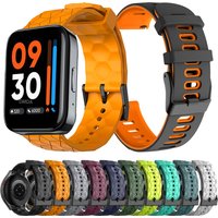 22mm 20mm Soft Sports Strap For Realme Watch 3 Pro SmartWatch Band Replacement Silicone Bracelet For Realme Watch 2/S Accessorie