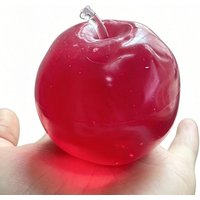 Red Apple Squishy Toy Non‑Rebound Moldable Stress Relief Fidget Squeeze Ball Sensory Anxiety Toy for ADHD Autism Gift for Adults