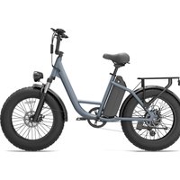 AliExpress NONE URLFE E20 PRO 20 Inch Fat Tire Electric Bike Adults 250W UK Legal E Bike 48V 15.6Ah Long Range Battery Commuter Bicycle All Terrain Mountain Ebike Shimano 7 Speed Front Rear Disc Brake IP54 Waterproof