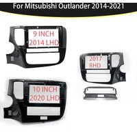 9 Inch 10 Inch Car Frame Fascia Adapter Android Radio Dash Fitting Panel Kit For Mitsubishi Outlander 2014-2021