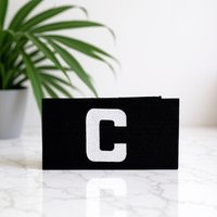 Captain Armband Soccer Football Adjustable Elastic Comfortable Fit for Adult Big Child Team Sports Players Anti Drop Design